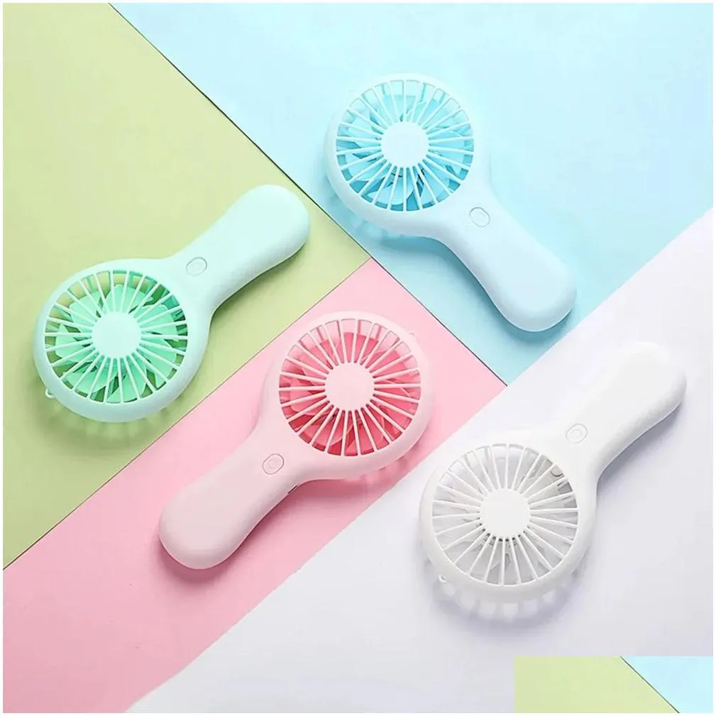 party favor handheld small fan cooler portable small usb charging fan mini silent charging desk dormitory office student gifts long