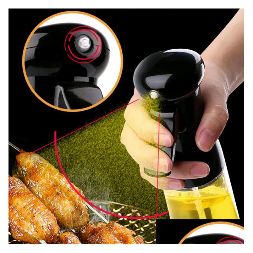 cooking utensils 200/300/500ml olive oil spray bottles bbq cooking utensils kitchen baking sprayer spray empty bottle vinegar dispenser