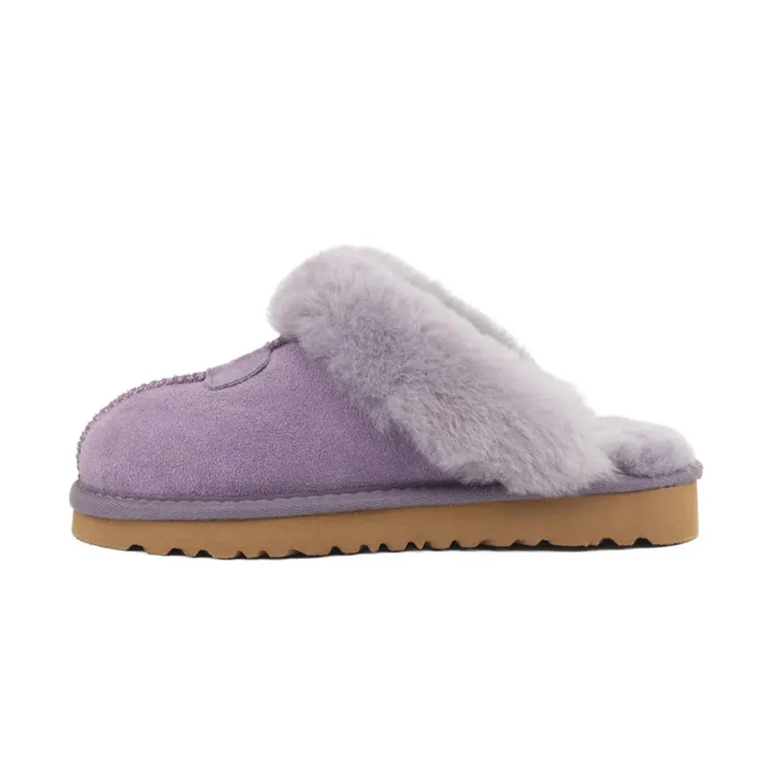 designer slippers uggsly Tasman ug Chestnu slipper fluffy platform slippers scuffs wool shoes sheepskin classic brand casual women outside slider