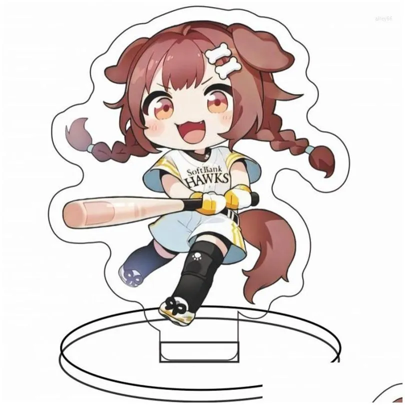 Keychains Hololive Anime Manga Characters Cosplay Acrylic Stand Model Board Desk Interior Decoration Standee Gift Couple Doll Collect