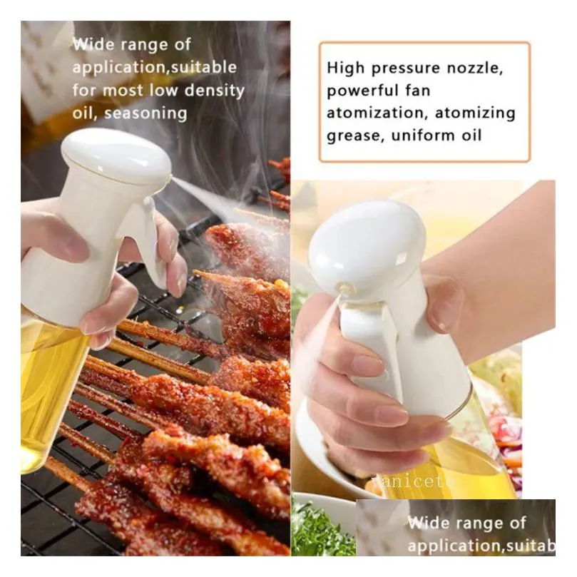 cooking utensils 200/300/500ml olive oil spray bottles bbq cooking utensils kitchen baking sprayer spray empty bottle vinegar dispenser