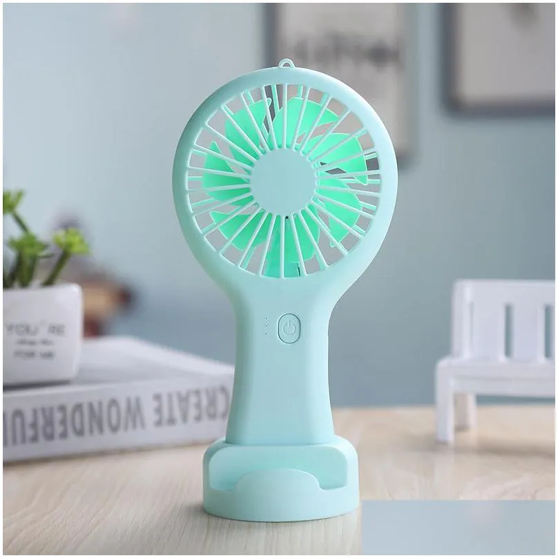 party favor handheld small fan cooler portable small usb charging fan mini silent charging desk dormitory office student gifts long
