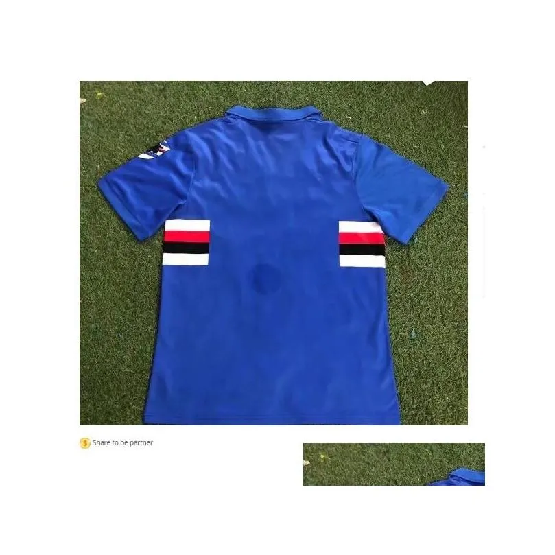 23 24 uc sampdoria soccer jersey linetty maroni quagliarella damsgaard jankto torregrossa yoshida 90 91 92 gabbiadini thorsby augello vialli football shirt