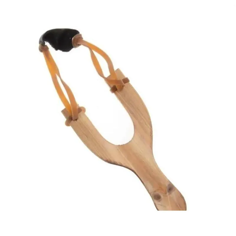 fidget toys wooden material slingshot rubber string fun traditional kids outdoors catapult interesting hunting props toys
