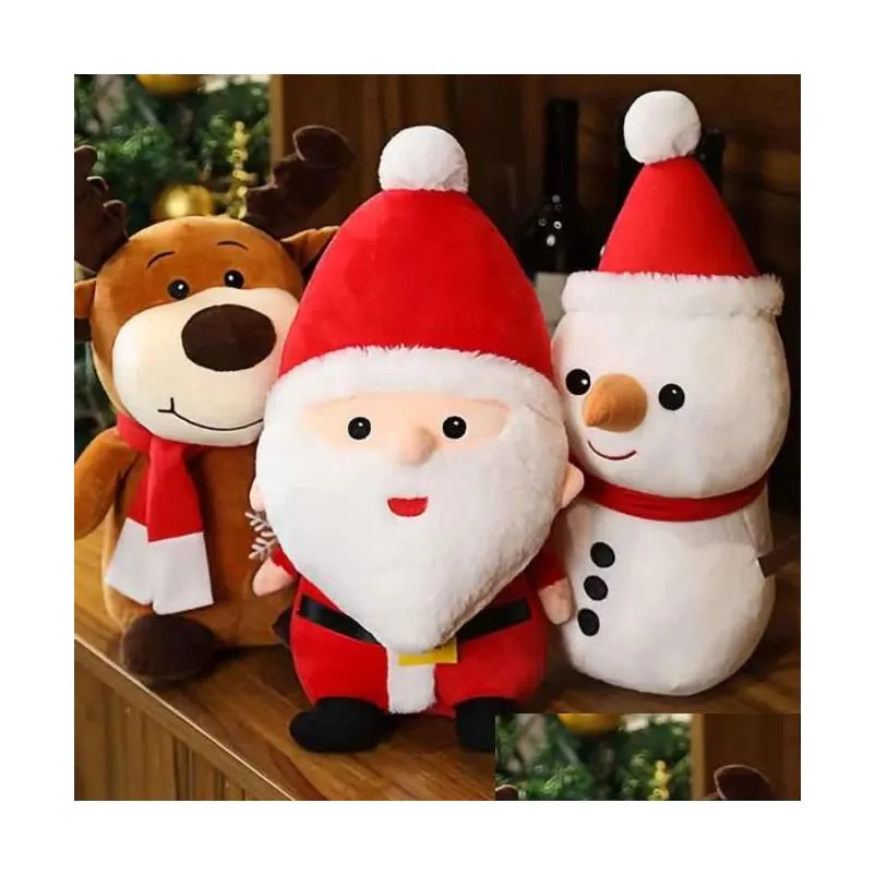 ups christmas party plush toy cute little deer doll valentine day christmas decorations angel dolls sleeping pillow soft stuffed animals soothing gift for