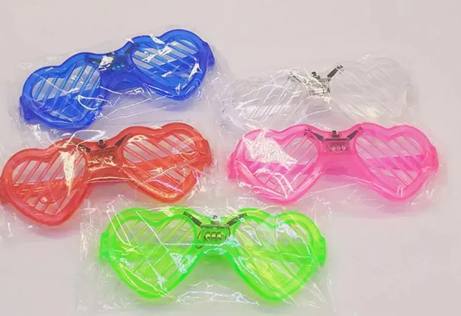 Party LED Glasses Glow In The Dark Halloween Christmas Wedding Carnival Birthday Party Props Accessory Neon Flashing Toys G0707