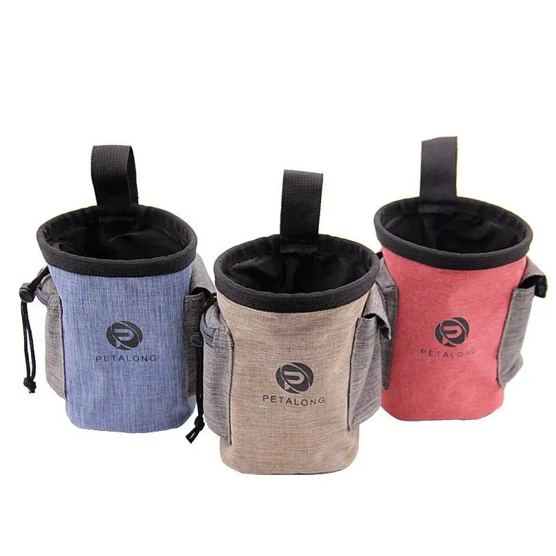 dog treat pouchs bag wrist food sacks feeders pockets puppy organizer pet training supplies cat animals