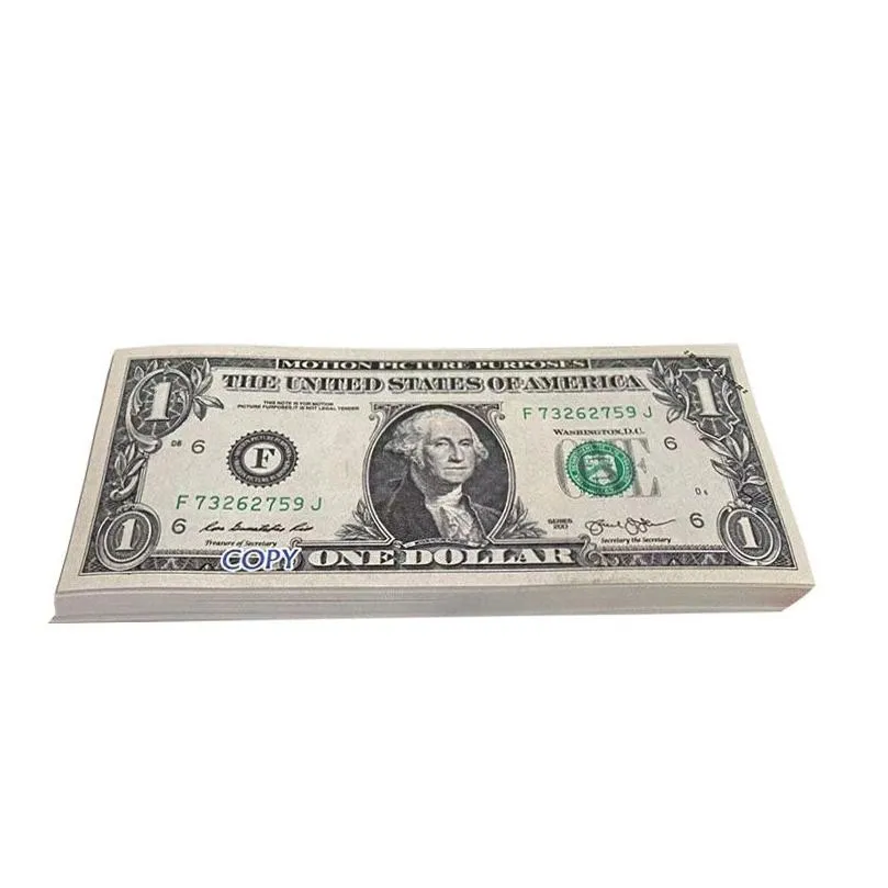 50% size USA Dollars Party Supplies Prop money Movie Banknote Paper Novelty Toys 1 5 10 20 50 100 Dollar Currency Fake Money Children Gift 46
