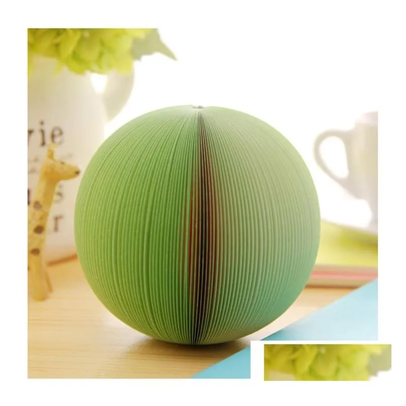 wholesale fruit shaped memo pad red  green pear fruit note paper/memo pad sticker notepads