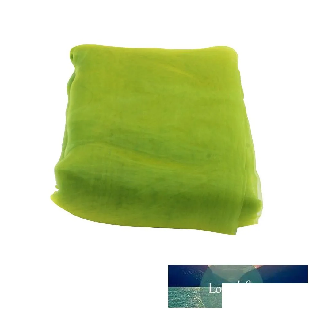 Plus Size 275cm(L)*22cm(W) 200pcs Banquet party Chair cover sashes grass green Organza Chair Sash Bow For Flower/Weeding