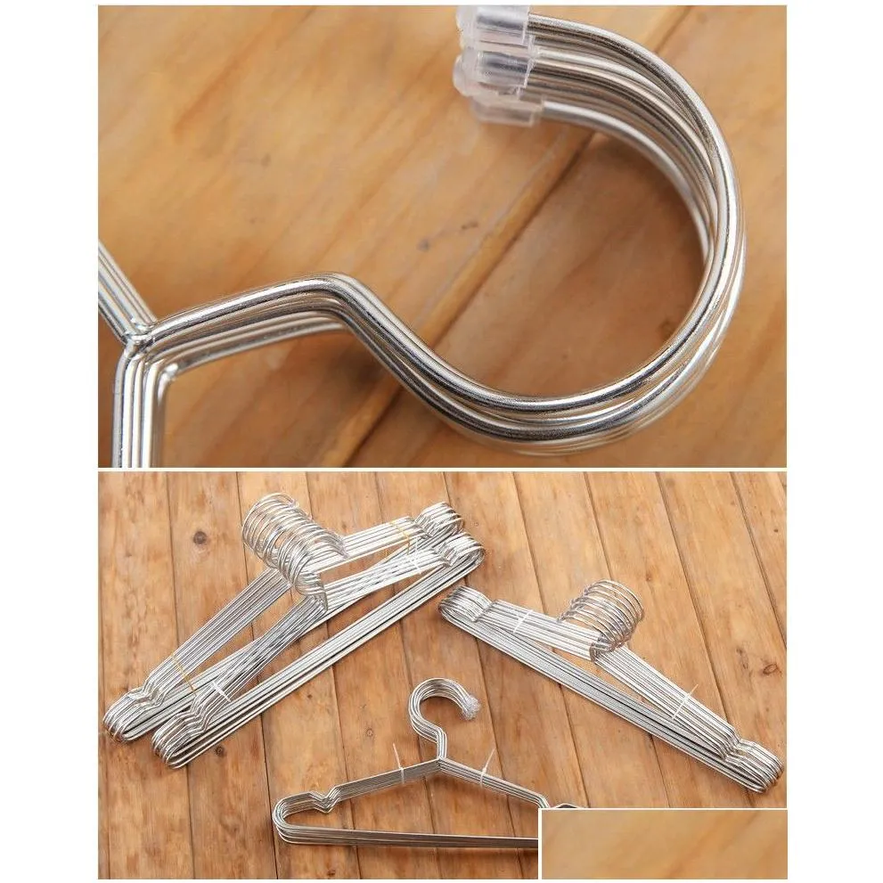 45cm32cm stainless steel strong metal wire hangers clothes hangers metal hangers suit hangers coat hanger