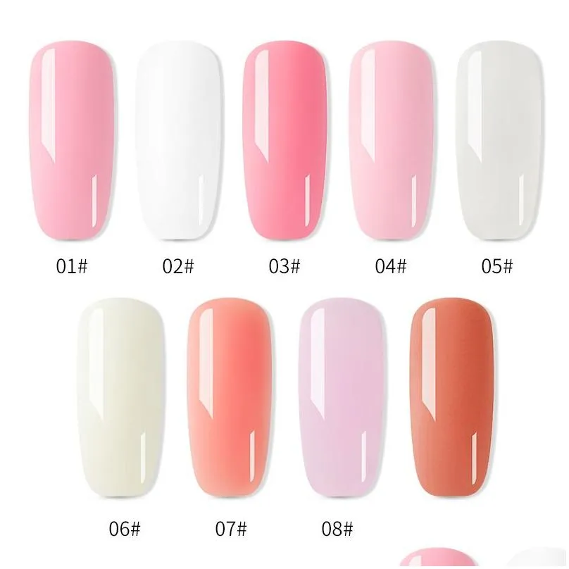 15ml Nail Poly Acryl Gel UV LED Builder Nails Acrylic Gels for Quick Art Tips Extension Crystal Extend 13424795776