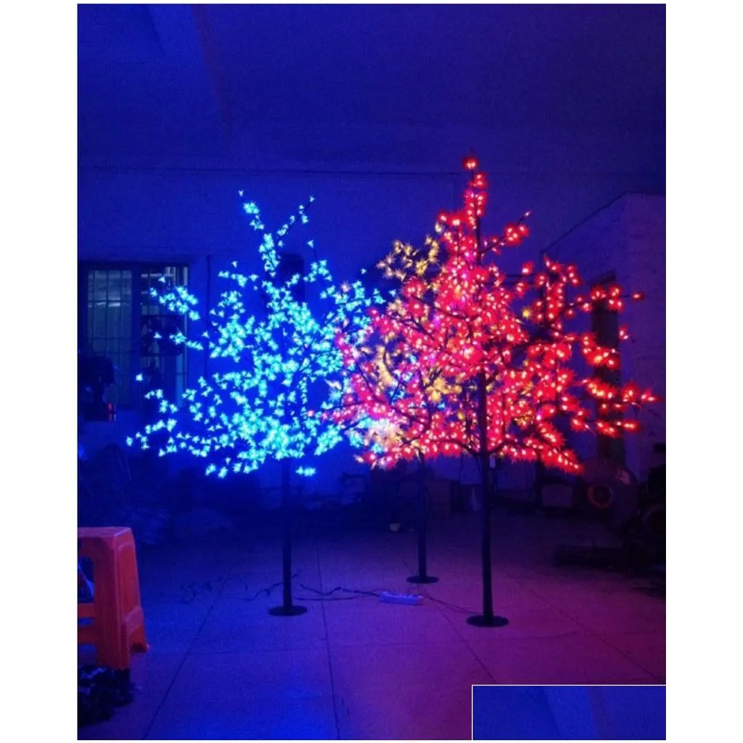 led artificial maple tree light christmas light 672pcs led bulbs 1.8m/6ft height 110/220vac rainproof outdoor use 