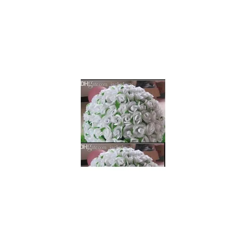 beautiful kissing ball pomander flowers ball with leafs 12 dia for wedding room kindergarten decortion supplies 