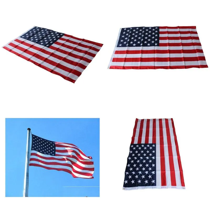 150x90cm American Flag US USA National Flags Celebration Parade Flag DHL Fedex Free Shipping