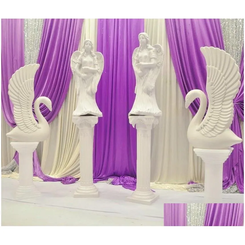  white n roman column for romantic wedding decoration road cited supplies lowest price online