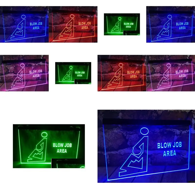 blow job area Bar Beer pub club 3d signs LED Neon Sign home decor crafts