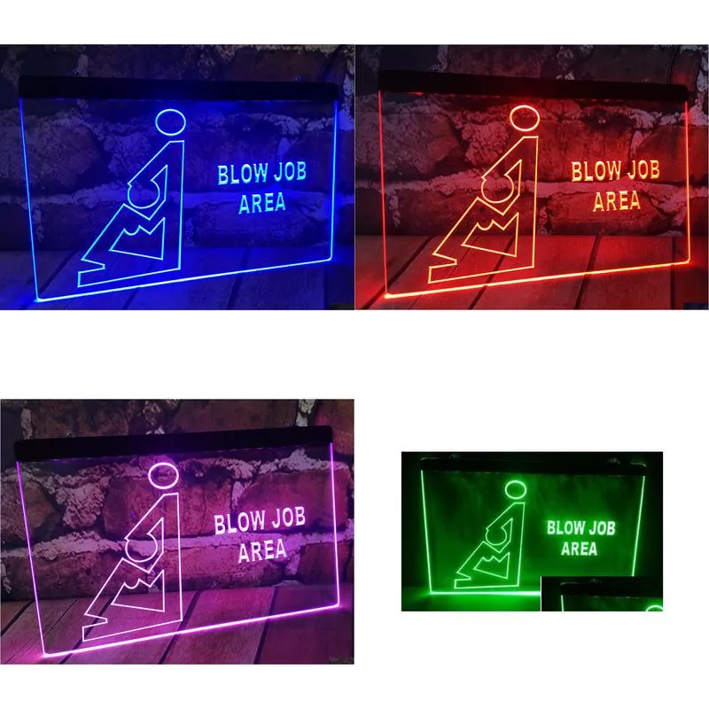 blow job area Bar Beer pub club 3d signs LED Neon Sign home decor crafts