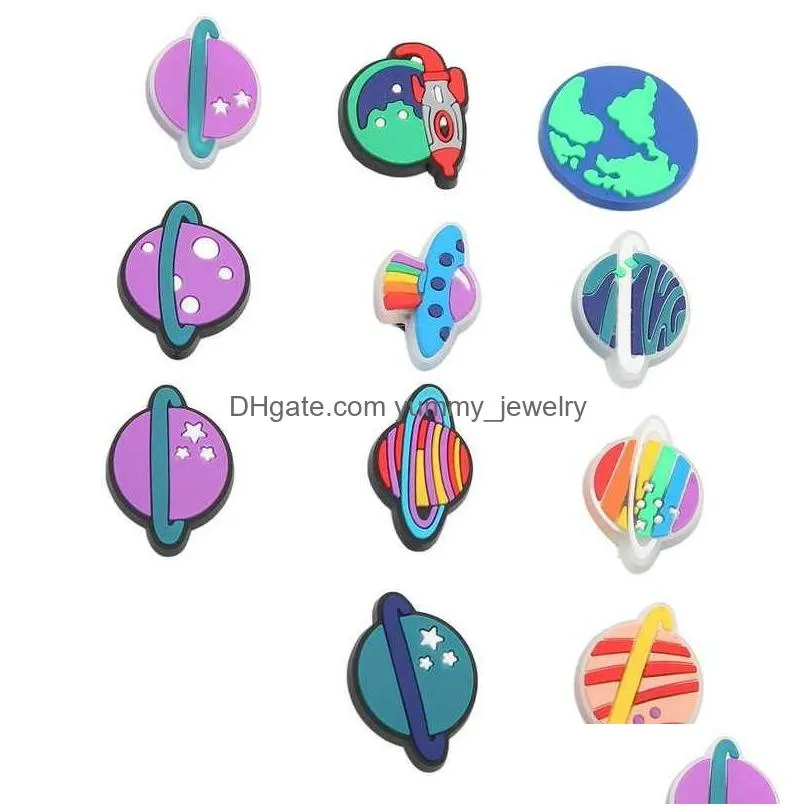 charms planet shoe charm cartoon pvc for children holiday partycharms