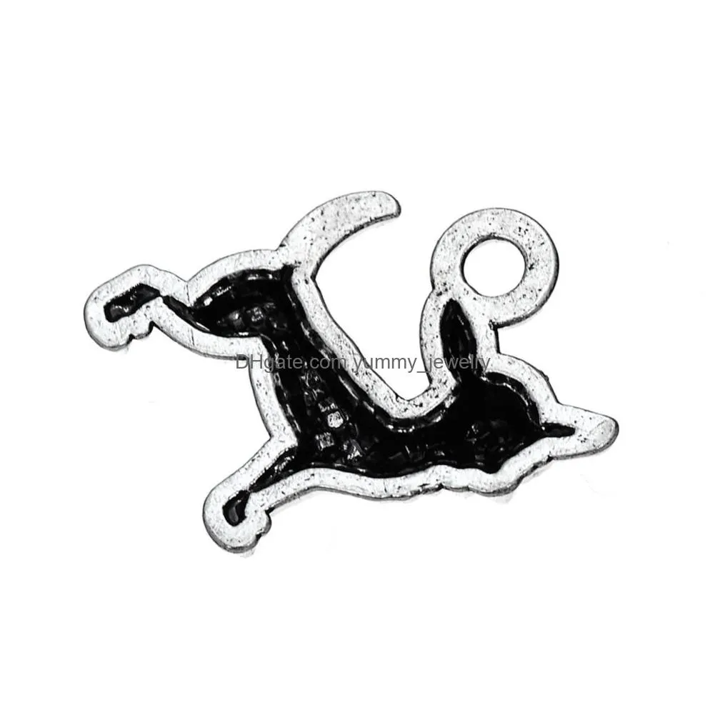 free shipping new fashion easy to diy 30pcs chihuahua dog animal charms metal antique silver filled single side jewelry making fit for