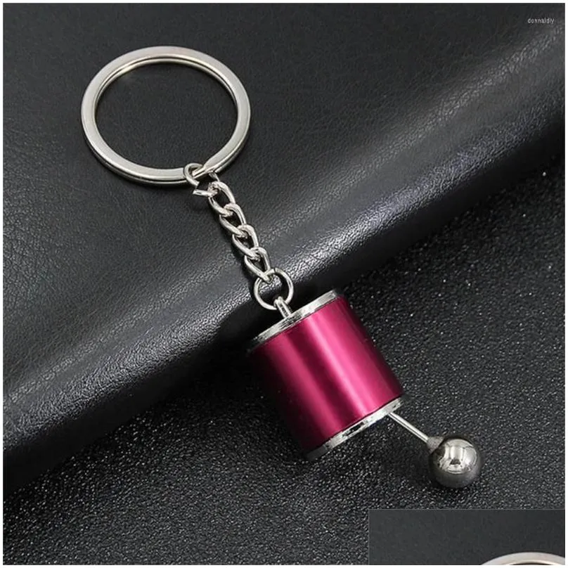 keychains creative car shift charms keyring turbo speed gear head key ring pendant wave box ornament party souvenir gifts