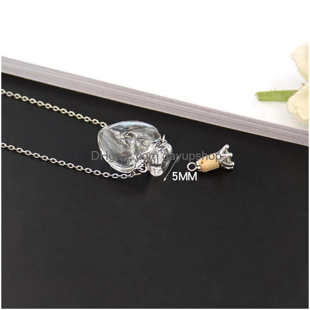 Skull bottle Necklace skull necklace wiccan jewelry witch jewelry Potion  bottle pendant poison vial necklace blood vial - AliExpress