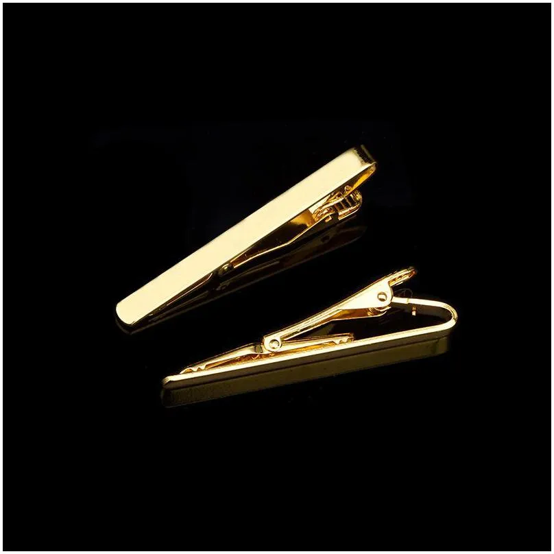 simple metal silver gold tie clip for men wedding necktie clasp clip gentleman tie bar clasp practical tie pin for men jewelry gift