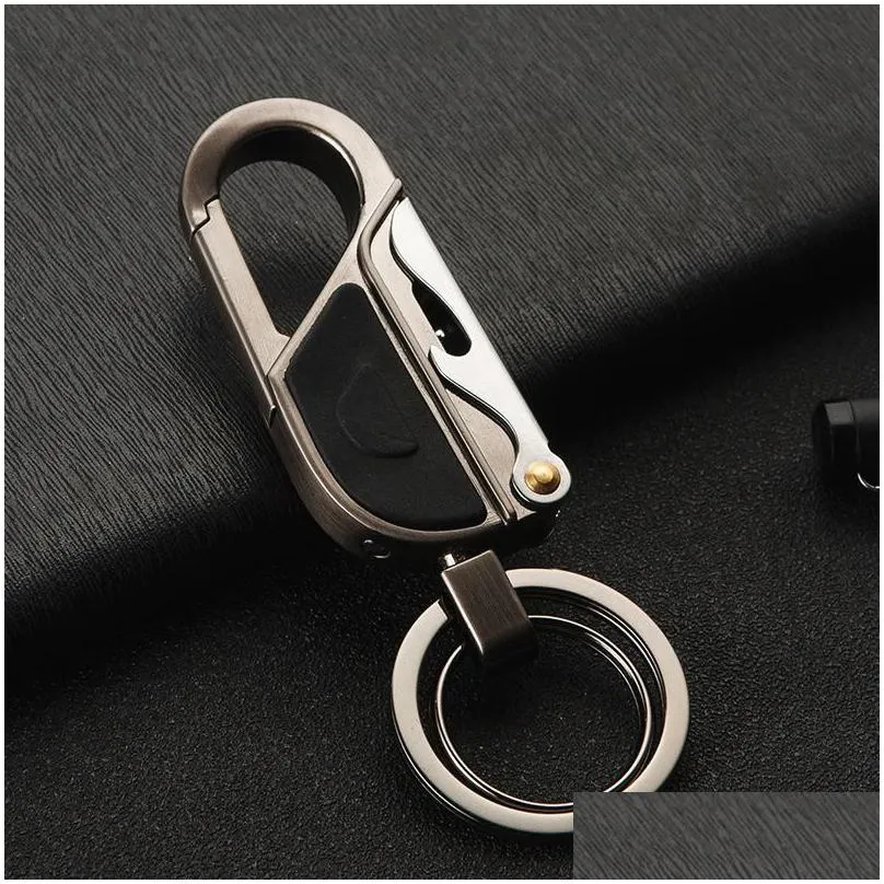 keychains multifunctional keychain simple wine bottle opener pendant creative gift key chain accessories miri22