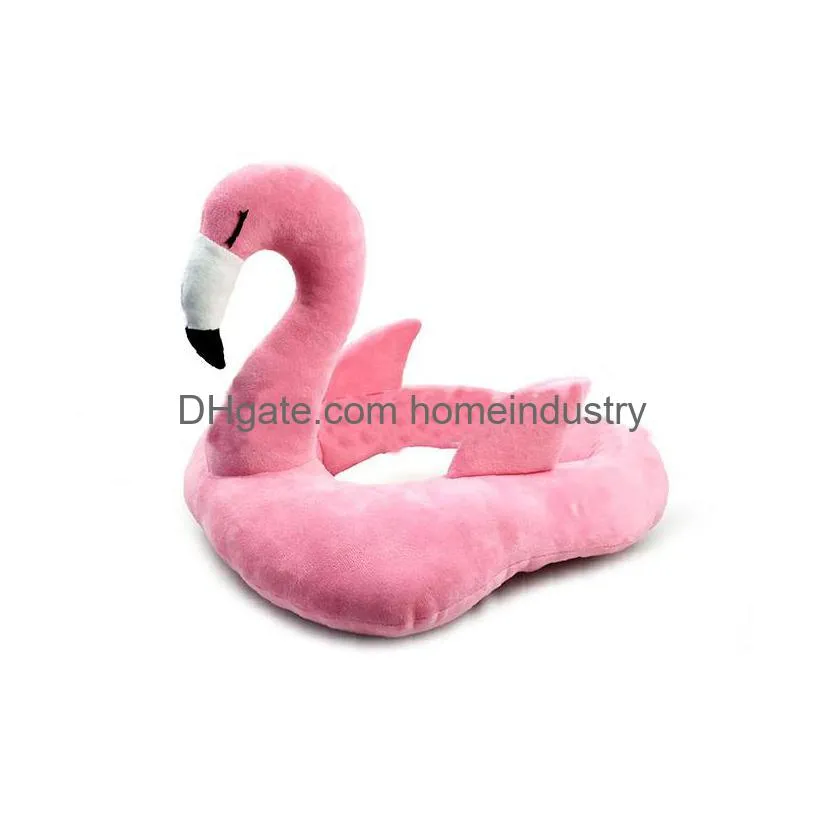 adorable flamingo shaped 2 color pet cat bed house lovely kittens bed for small dog pets 6242 q2