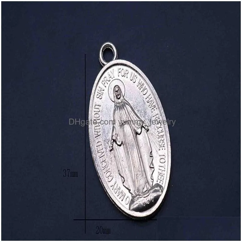 charms blue catholic virgin mary sacred heart wonderful medal bracele divine medalcharms