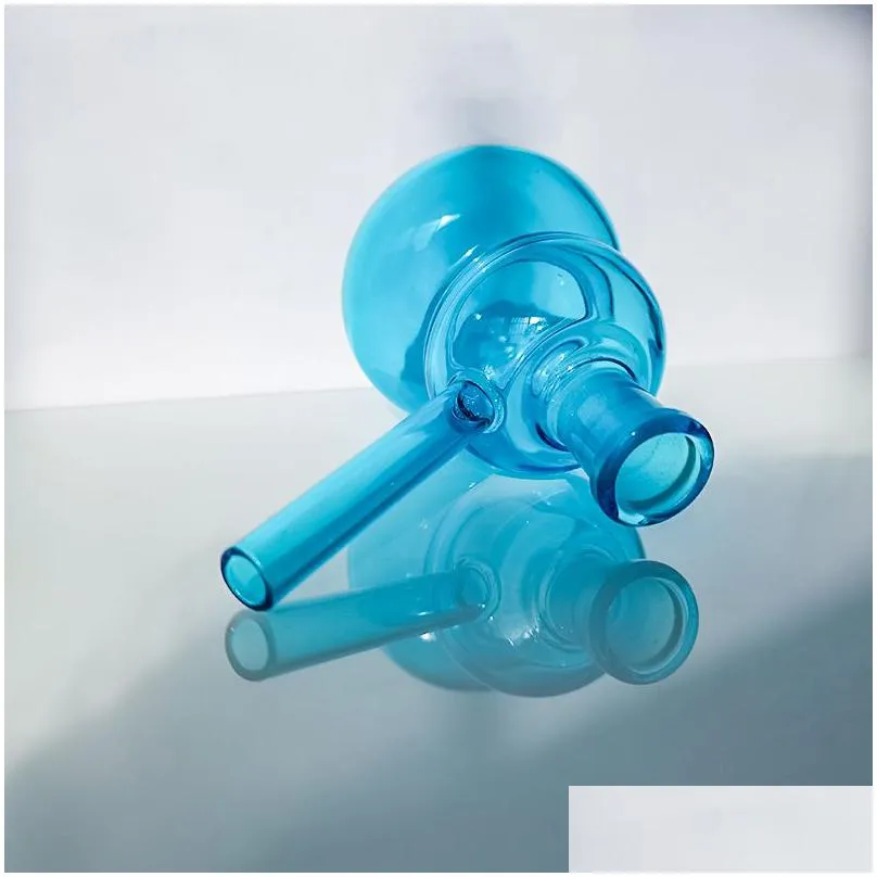 14mm glass hookah smoking pipe smoke shisha colorful gourd shaped glass pipes oil burner tobacco bowl ash catchers percolater bubbler whole