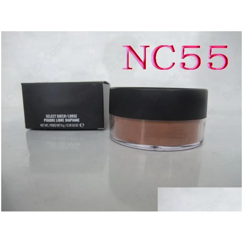 select sheer loose powder natural brighten concealer makeup foundation powder mini order 10pcs