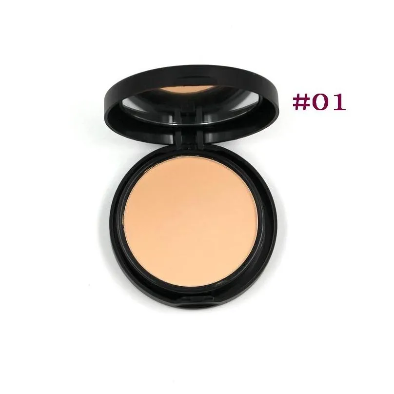 makeup face powder plus foundation contour press poudre puff for women whitening firm brighten concealer natural mattifying make up compact
