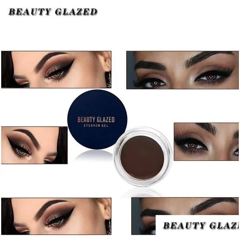 beauty glazed pomade eyebrow shapes with brush waterproof matte enhancers with retail package makeup eye brow