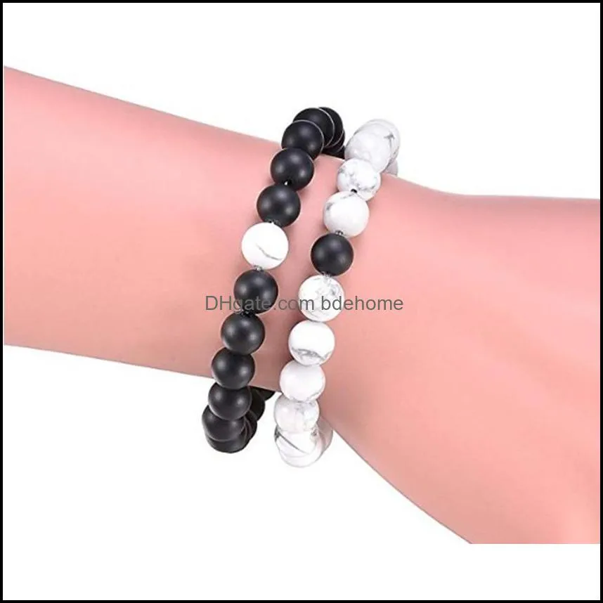 natural stone bracelet men and women couples friendship wrist jewelry simple 2019 products