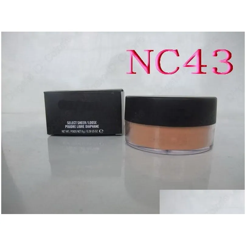 select sheer loose powder natural brighten concealer makeup foundation powder mini order 10pcs
