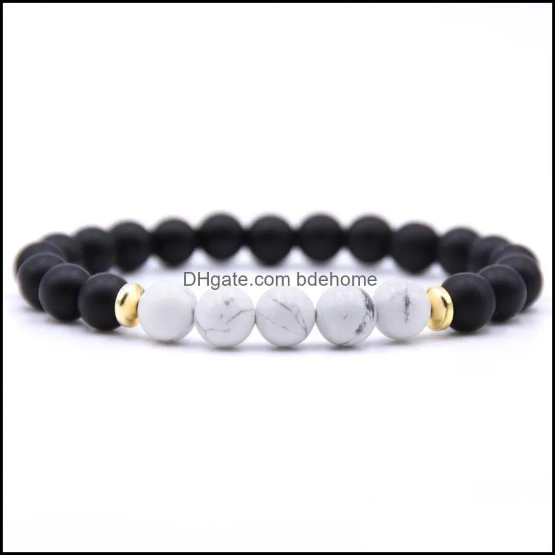 10pc/set men women 8mm beads bracelet fashion trend beads beaded jewelry designs mens natural jewelry