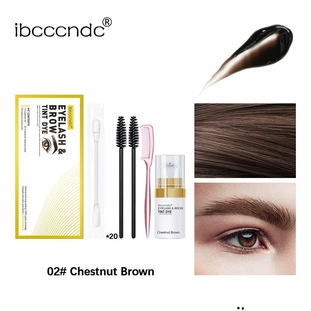 ibcccndc perfect eyebrow shape eyebrows pierce natural cream black semi permanent tint coloring set waterproof longlasting durable not easy to fade makeup eye