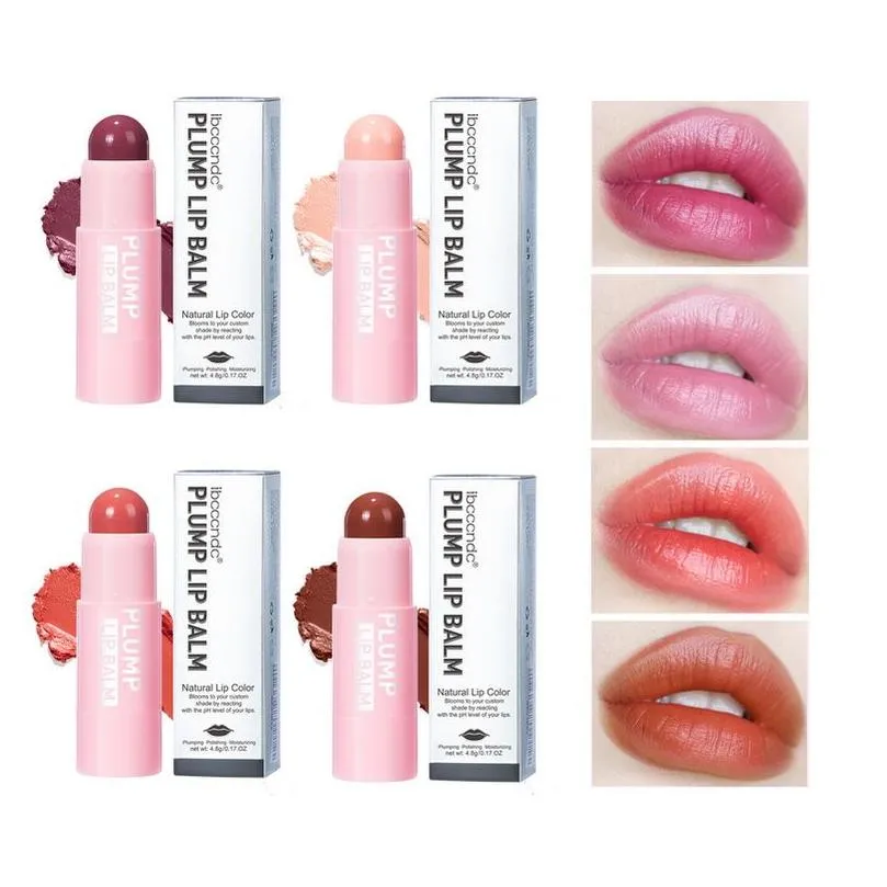 ibcccndc lip plump gloss primer lipstick natural color velvet matte big mouth lipgloss waterproof polishing moisturizer makeup lips