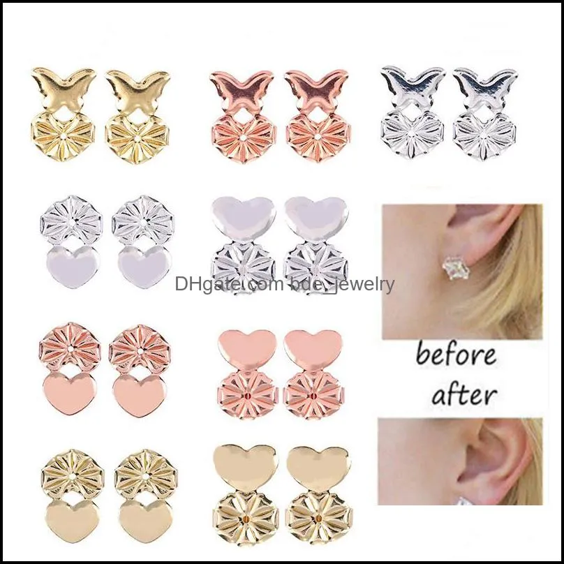 fourleaf clover earrings aid europe and america simple fashion earrings ear hole buckle lifter ear buckle