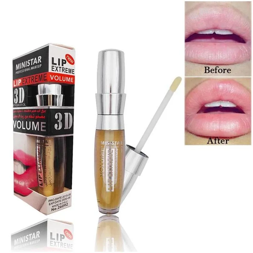 ministar lip plump enhancer big mouth y gloss shiny volume hydrating moisturizing nutritious ginger makeup lips elasticity oil