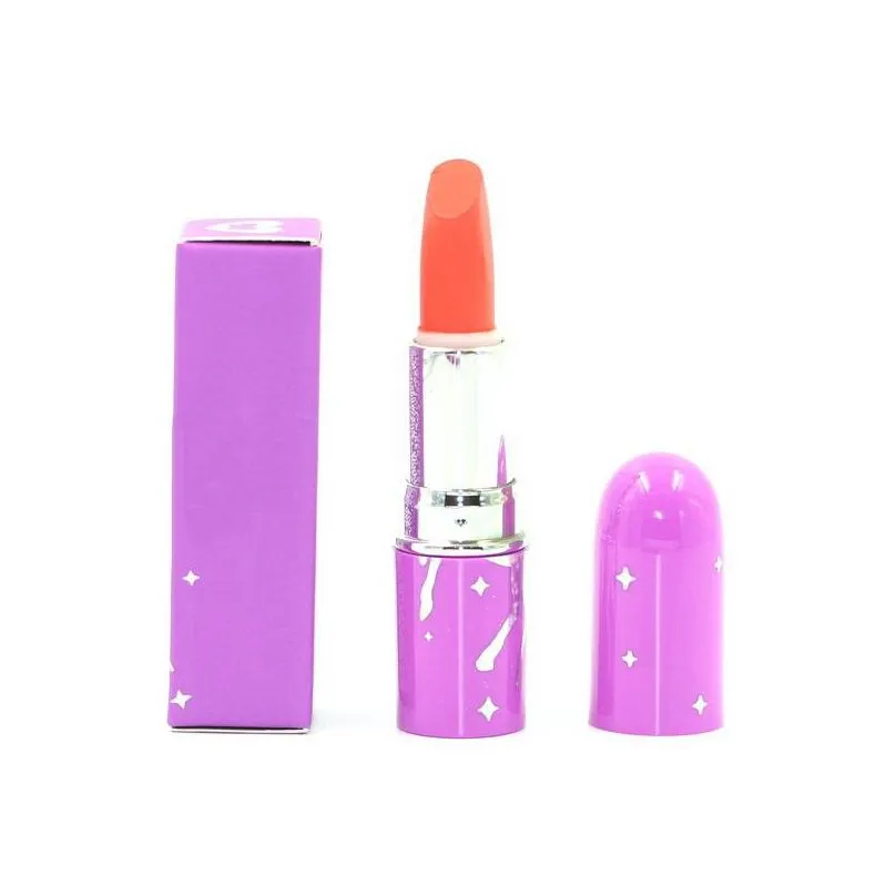 vegan lipstick purple tube lipsticks matte longlasting easy to wear coloris makeup lipper lip stick