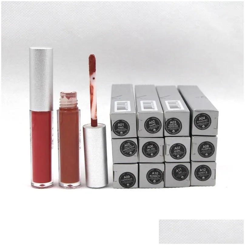 matte lip gloss lipper lustre liquid glosses long lasting natural nutritious 12 colors 5.5g makeup beauty lipgloss