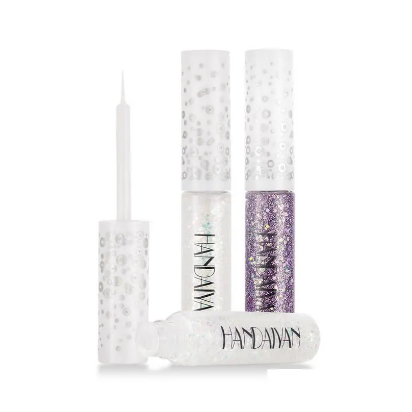 handaiyan shimmer liquid eyeliner heavy eyeshadow easy to wear longlasting fantasy shiny makeup glitter eye liner