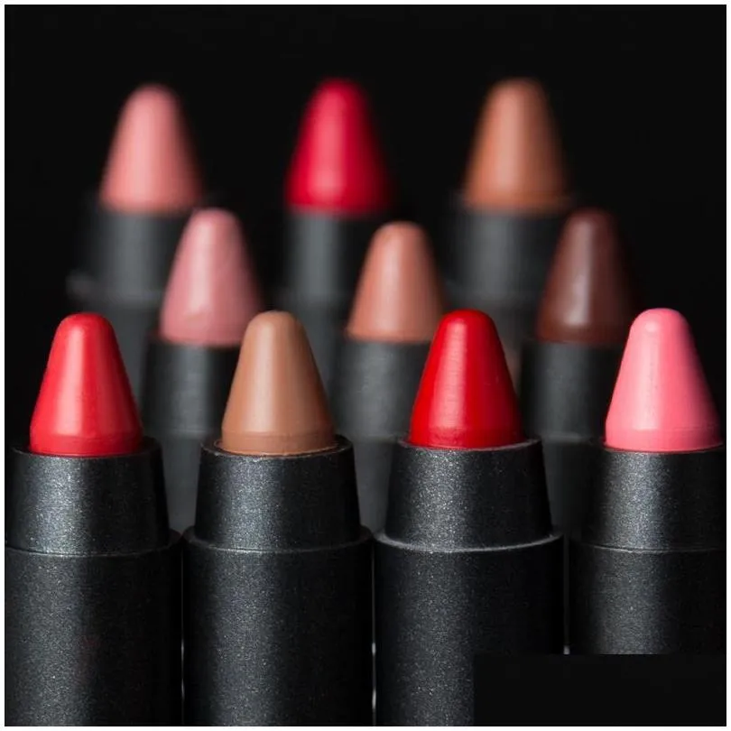 menow lipstick pencil lip crayon rouge a levre matt longlasting matte velvet waterproof supple convenient the color wholesale makeup luxury