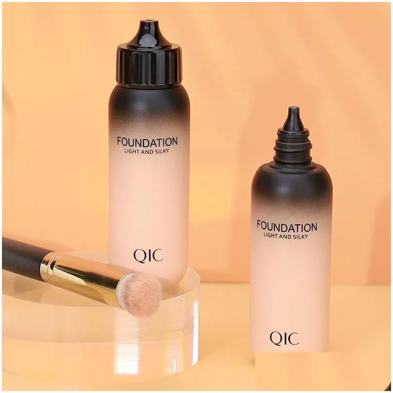 qic baby flasche liquid foundation makeup bb cream moisturizer full coverage 12 hours longlasting waterproof oil control lightweight concealer make