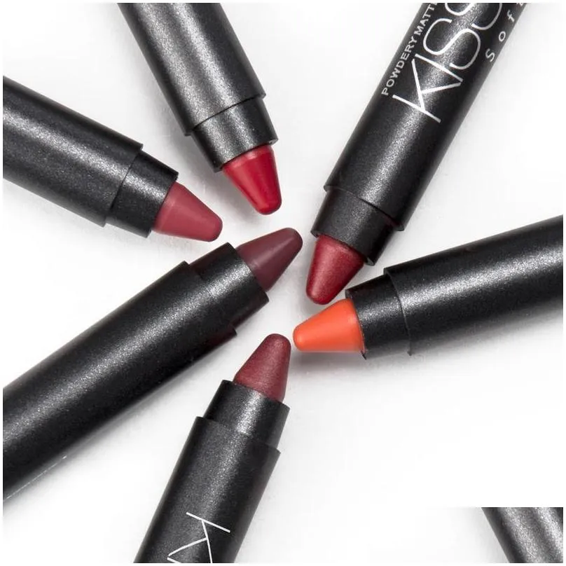 menow lipstick pencil lip crayon rouge a levre matt longlasting matte velvet waterproof supple convenient the color wholesale makeup luxury