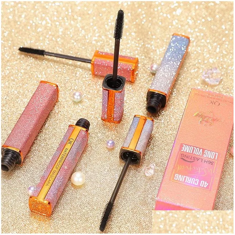 qic mascara colorful star sky waterproof black mascaras 36h longlasting cruling thick lengthening fast quick dry makeup lash mascaras