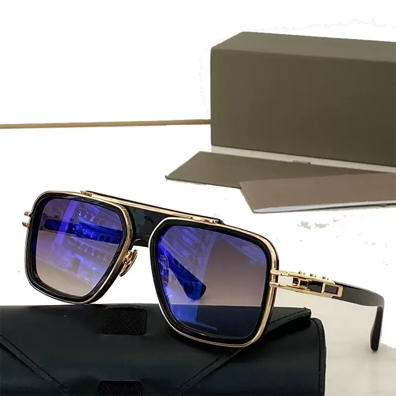 Designer occhiali da sole Dita Grand Lxn Evo Metal Collezione Minimalista Retro Mach Glasshi Sun Nuovo design Masonry DB Eyewea Matsuda Eyewear Cut Edge Box originale