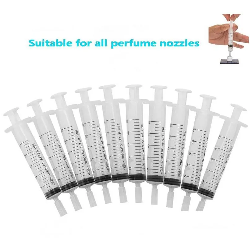 refillable compacts measurement syringe parfum rechargeable 1ml 2ml 5ml 10ml 20ml 30ml 50ml nontoxic and safe cosmetics transparent
